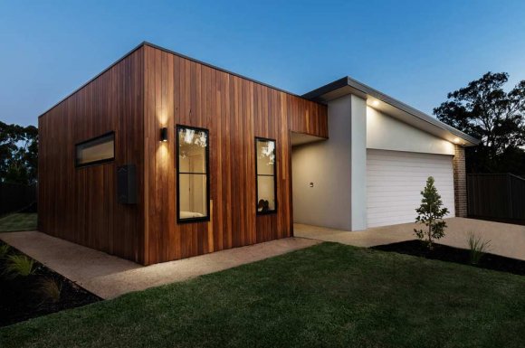 Construction villa contemporaine