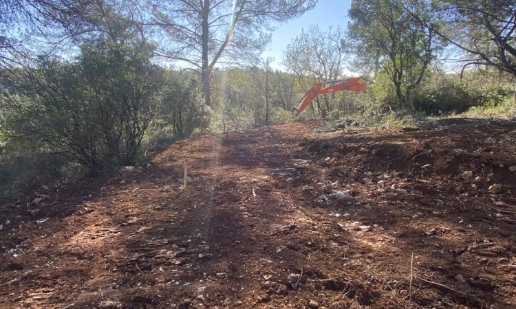 Terrassement accès chantier